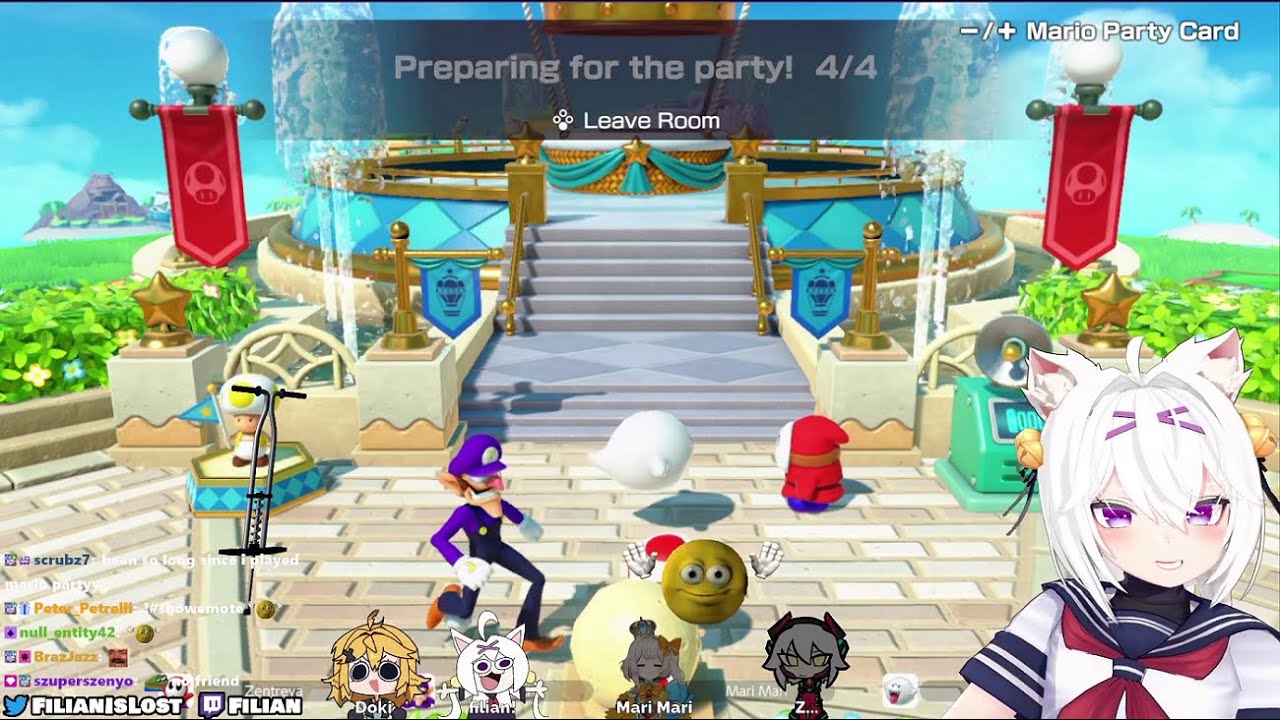 🍉 MARIO PARTY WITH @ZENTREYA @DOKIBIRD & @MARIMARI EN 🍉 First time meeting Zentreya! [7/30/25]