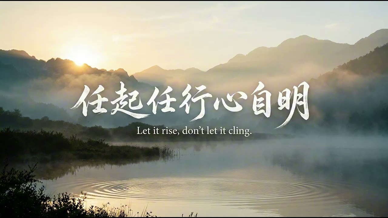 任起任行心自明 Let It Rise Don’t Let It Cling