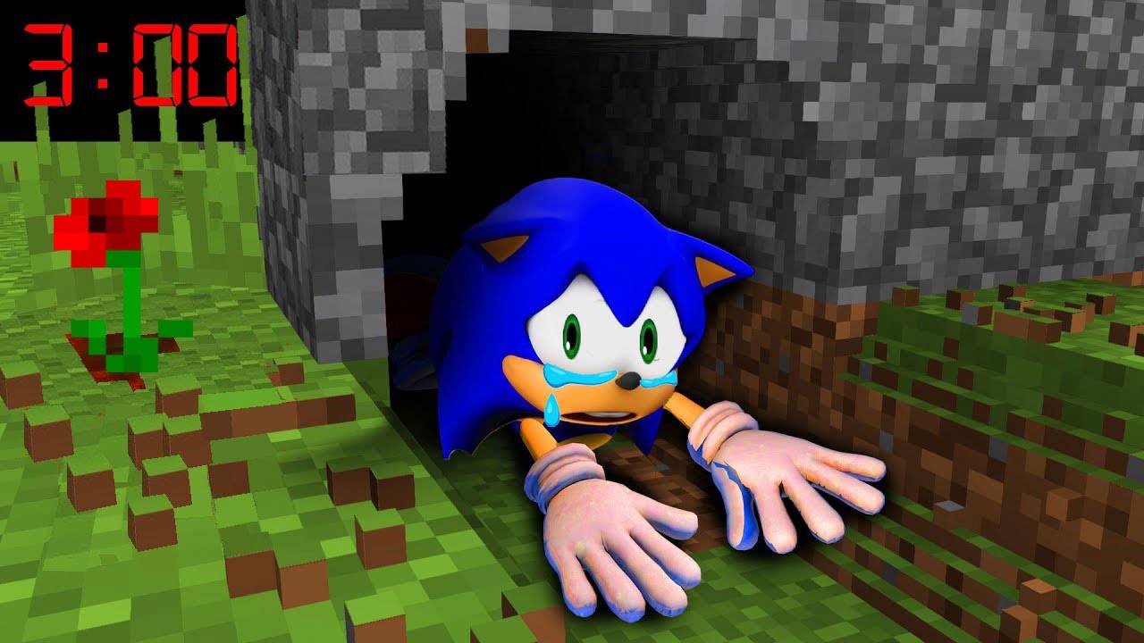 CZY SONIC WYJDZIE Z TUNELU ? W MINECRAFT LAKI