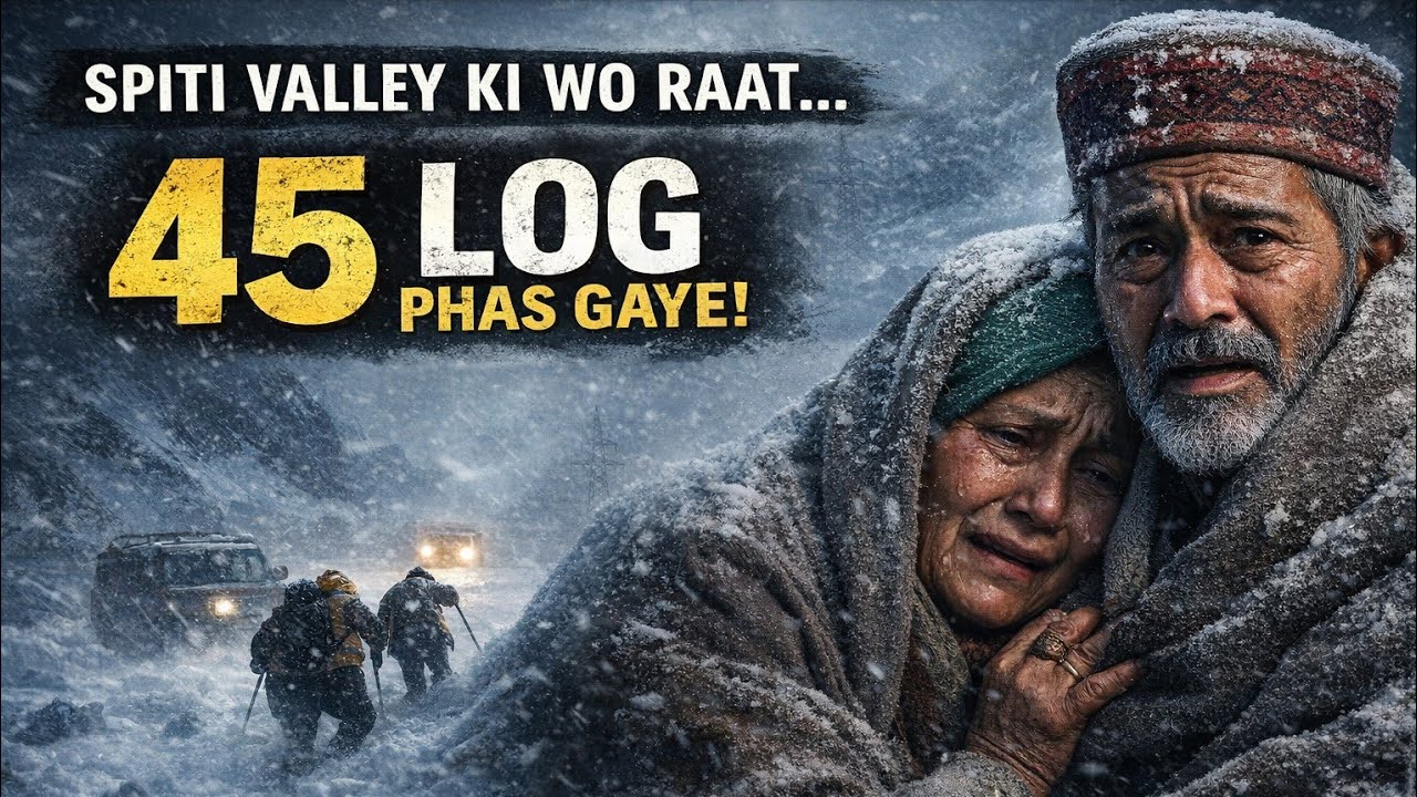 Spiti Valley की वो रात जब 45 लोग मरने वाले थे ! किसने और कैसे बचाया? 😱
