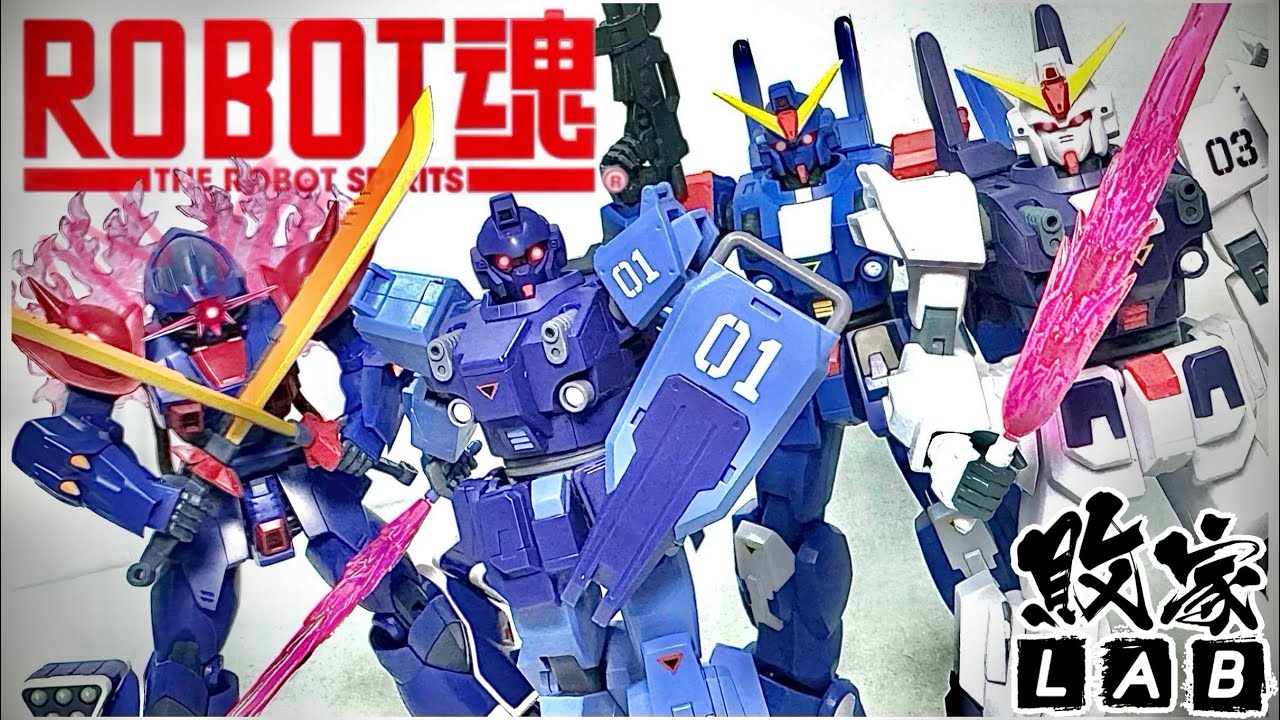 【敗家Live】敗家初五星期六: Robot魂 藍色命運 Blue Destiny 123號機 & 伊夫列特改 GundamUnboxing & Review