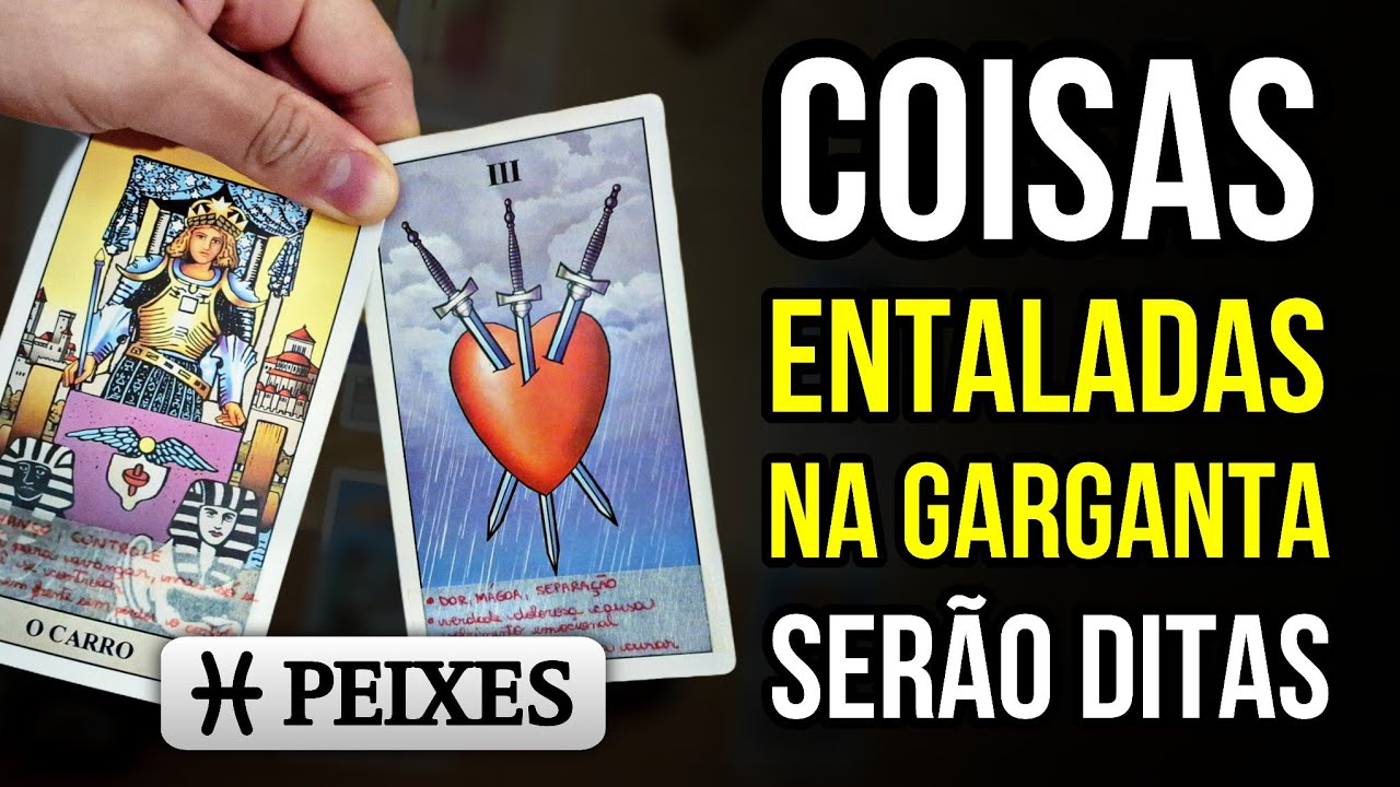 PEIXES ♓❤️ ALGUÉM PRECISA FALAR CONTIGO, MAS NÃO ASSUME DE JEITO NENHUM! AS CARTAS REVELAM O MOTIVO