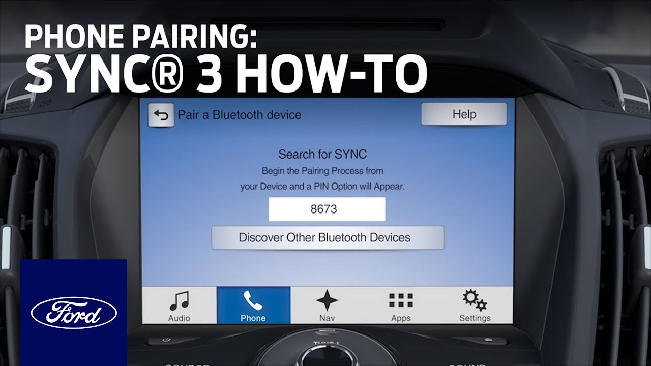 SYNC 3 Phone Pairing | SYNC 3 How-To | Ford