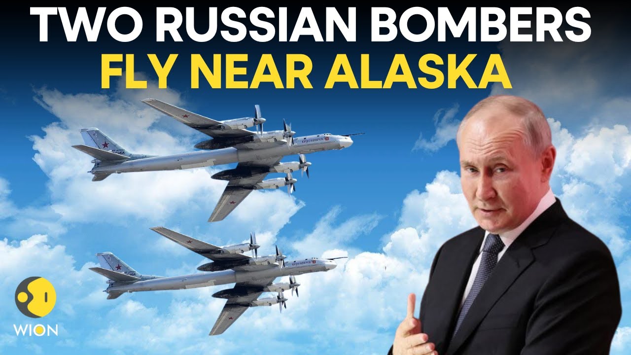 Two Russian Tu-95 NUCLEAR BOMBERS fly over neutral waters near Alaska amid Russia-Ukraine War | WION