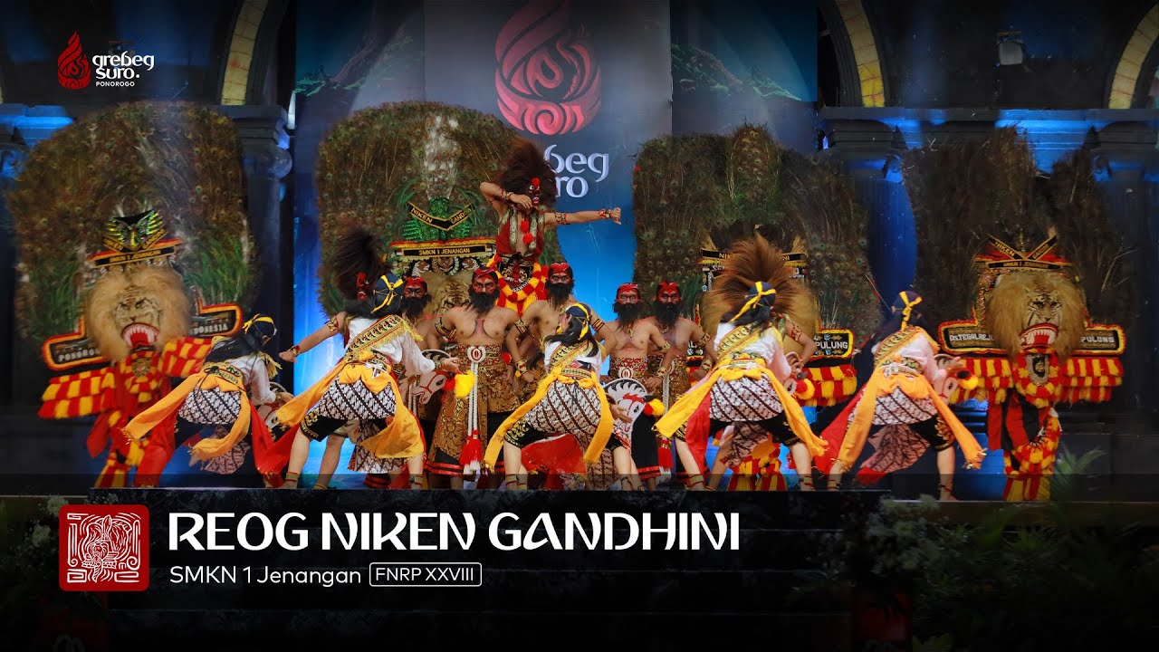REOG NIKEN GANDHINI - SMKN 1 JENANGAN - FESTIVAL NASIONAL REOG PONOROGO XXVIII - GREBEG SURO 2023