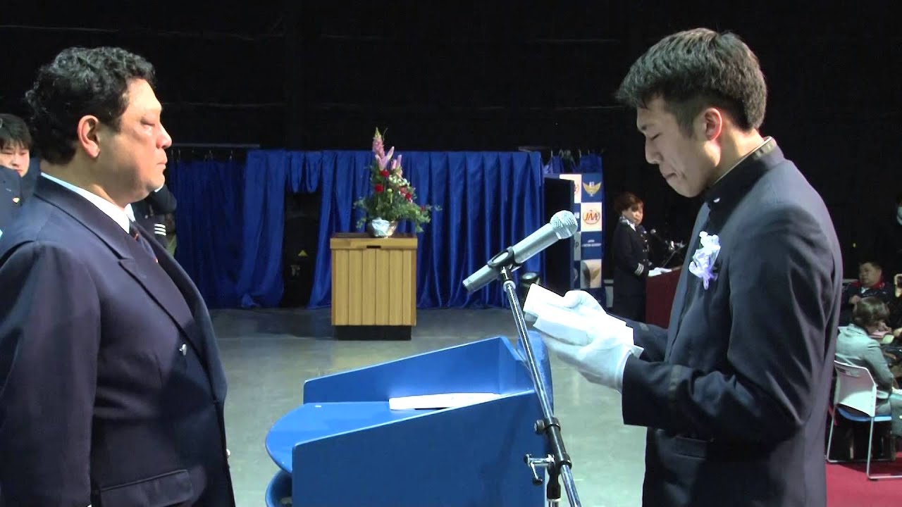 感動の卒業式　Ｈ２６年度日本航空高等学校　2015.2.8