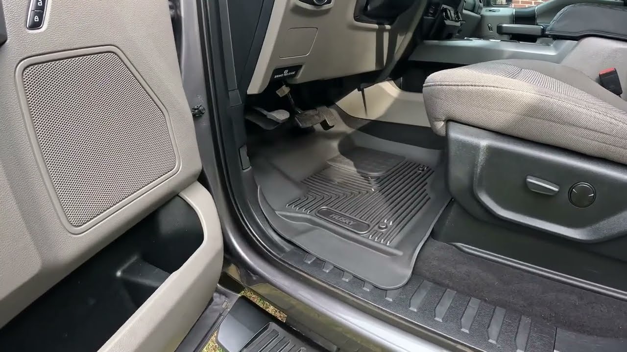 Installing Husky Liners Floor Mats from Amazon for the Ford F-250
