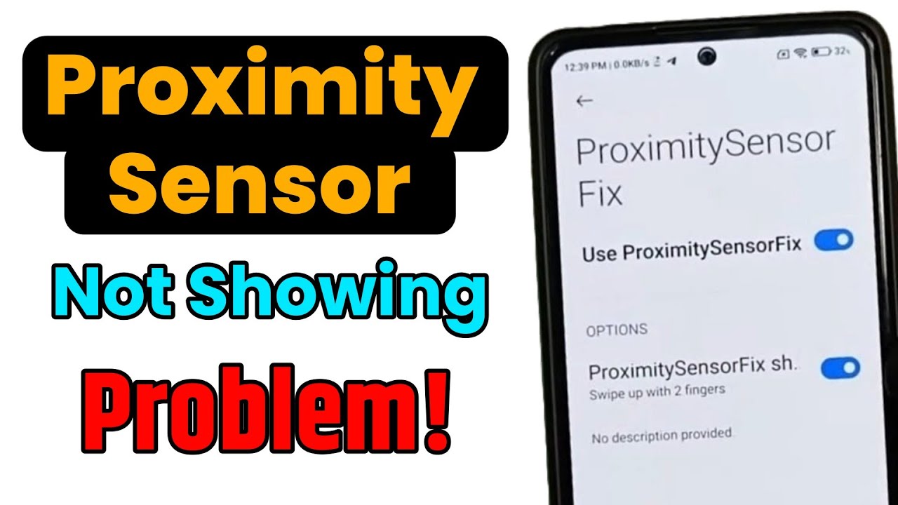 redmi 9 power proximity sensor not showing