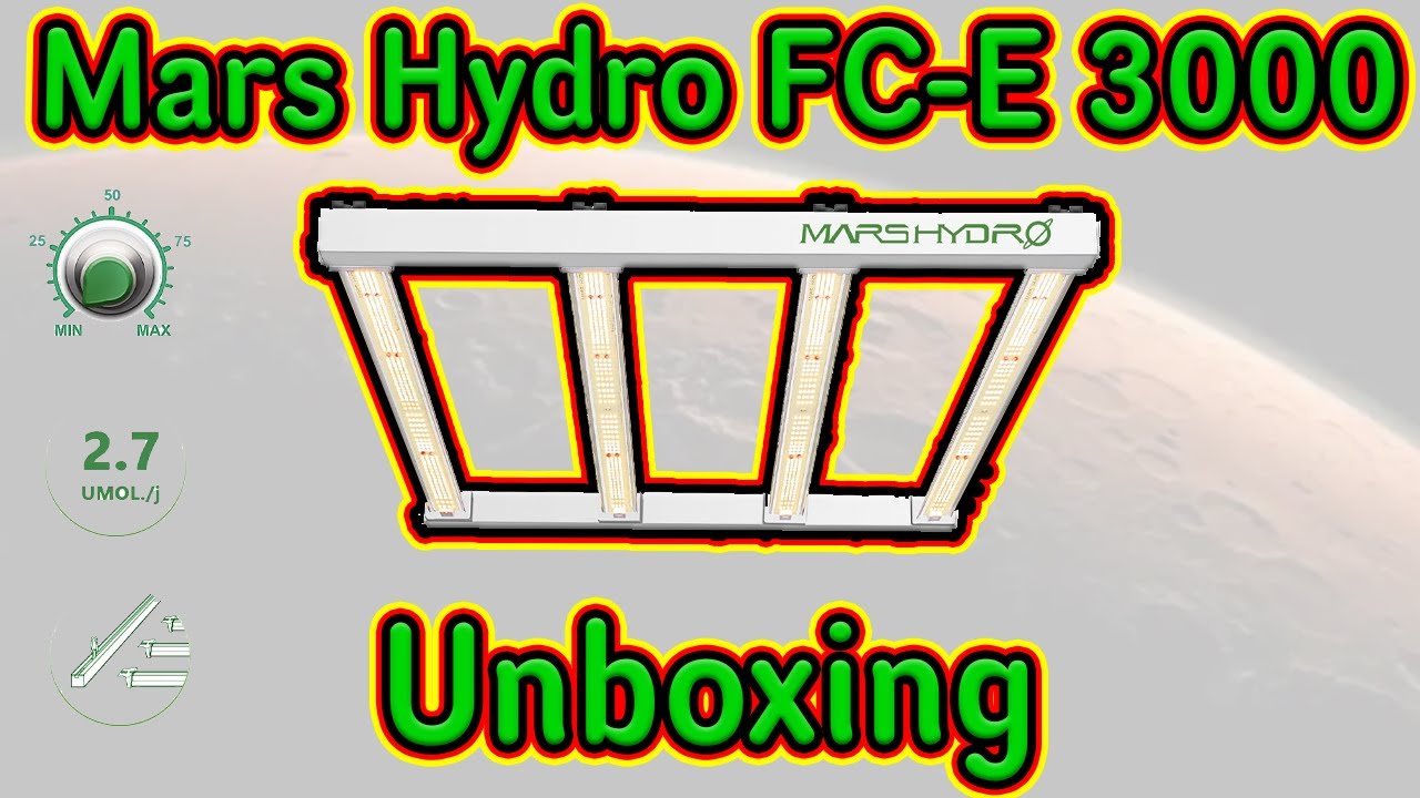 Mars Hydro FC E-3000 LED Grow Light Unboxing