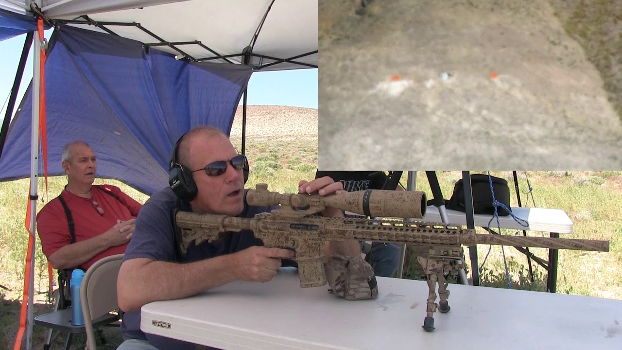 Стрельба на 1000 ярдов из 24-дюймового .223 Wylde AR15