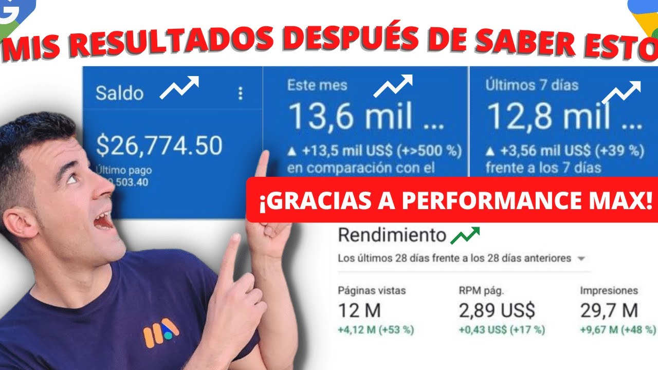 Campa&ntilde;as de M&aacute;ximo Rendimiento GOOGLE ADS | Que son y C&oacute;mo Funcionan | Curso Performance Max GRATIS