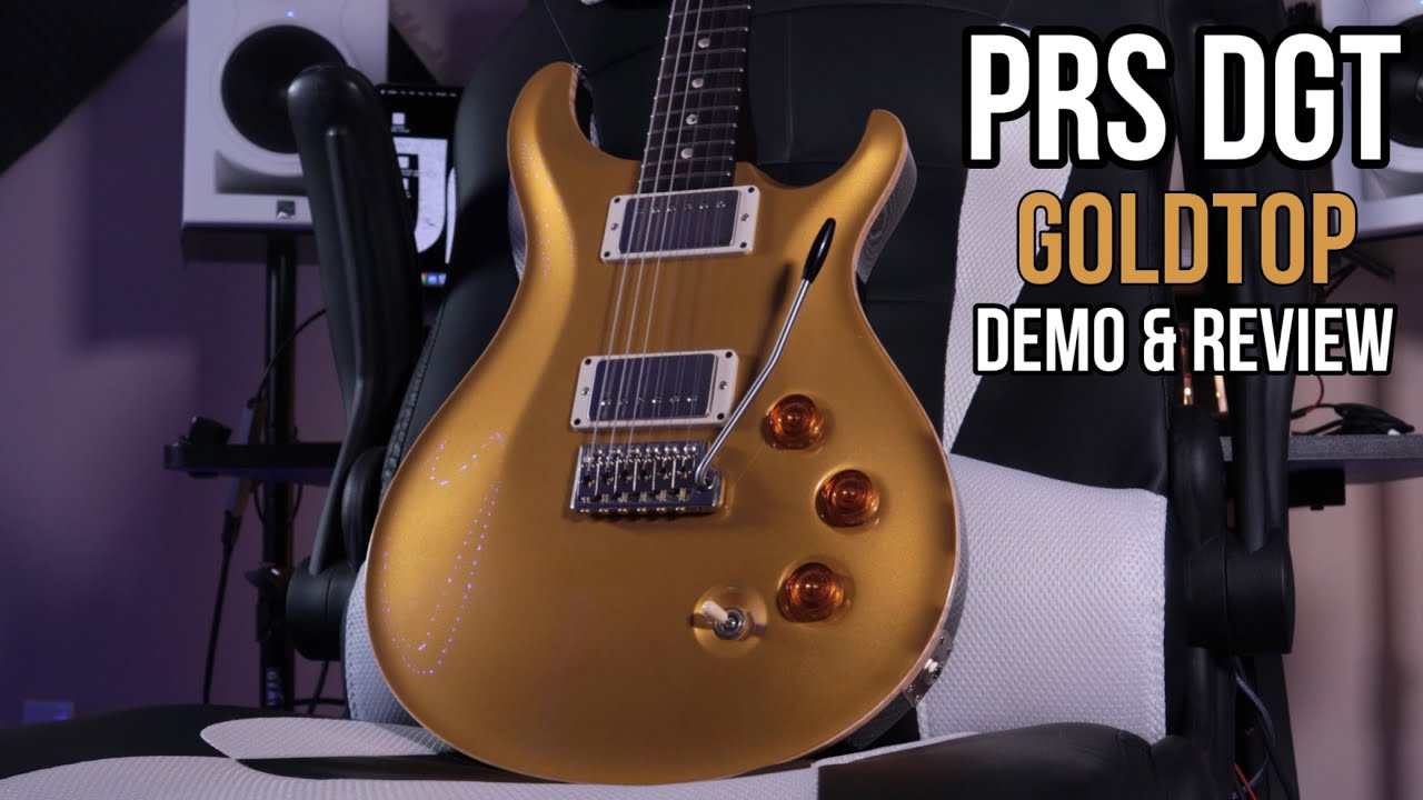 PRS Guitars DGT Gold Top Moons - Demo And Review