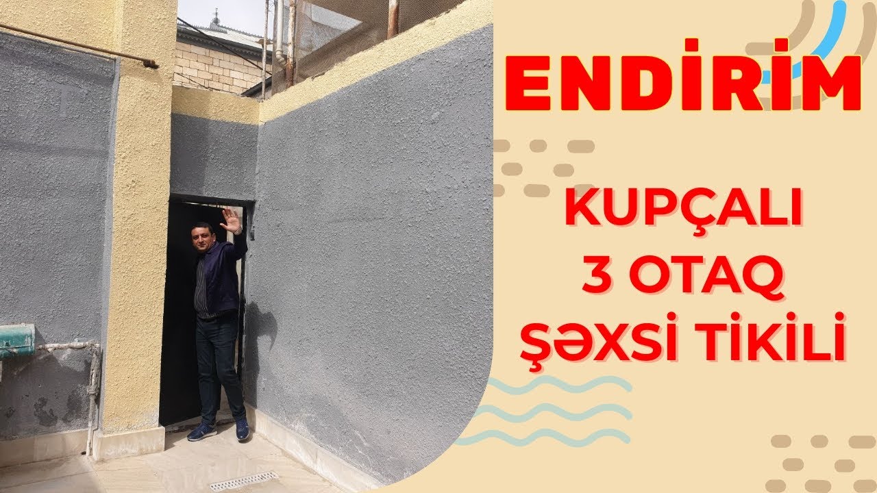 ENDİRİMLİ QİYMET! 3 OTAQLİ, KUPCALİ ŞƏXSİ YAŞAYIŞ EVİ SATİSDA!