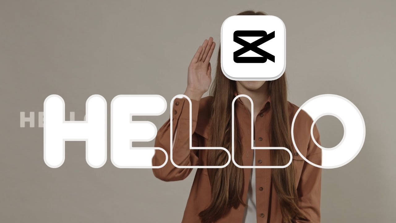 How to Make an Outline Transparent Text Effect in CapCut PC