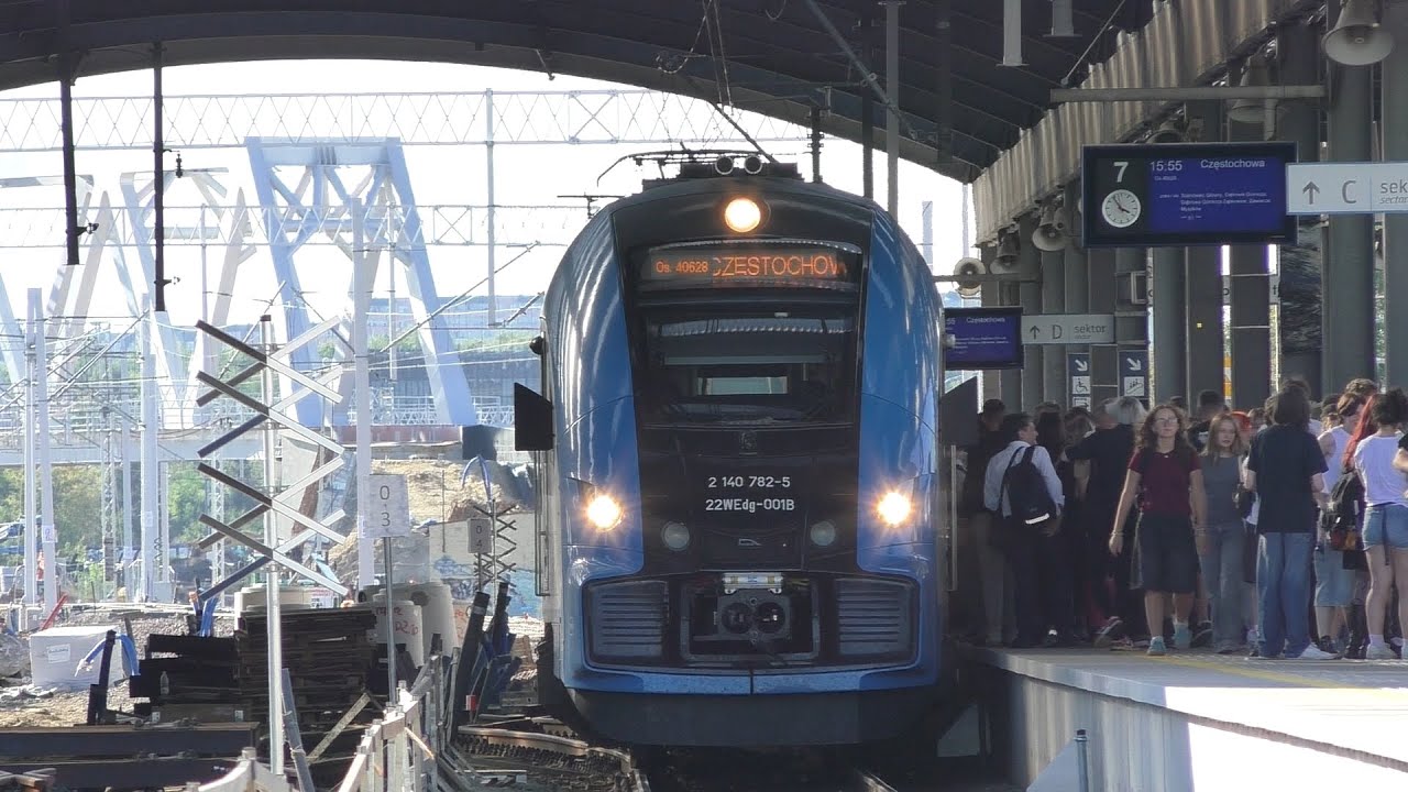 Katowice dworzec PKP || Nowy Peron nr 1 - Nowe wiadukty i rozjazdy