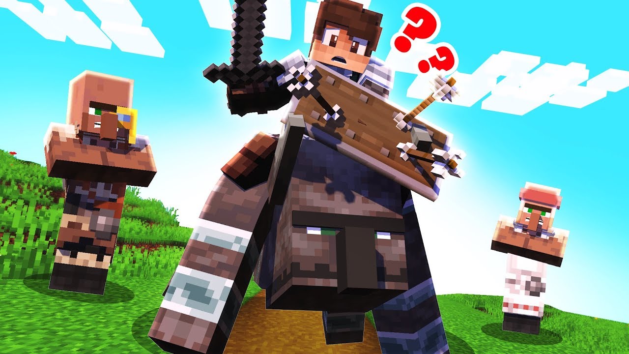 We RAIDED a Village in Camp MINECRAFT (Funny Moments)