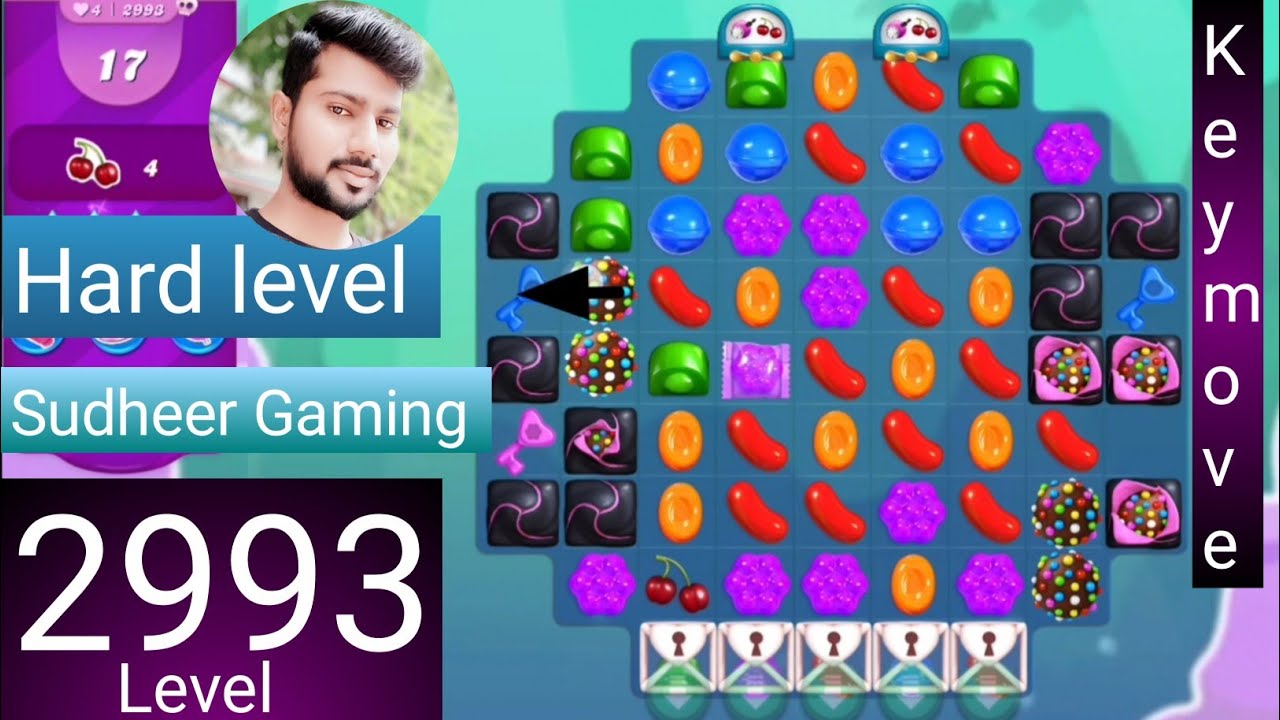 Candy crush saga level 2993 । Hard level । No boosters । Candy crush saga 2993 । Sudheer Gaming