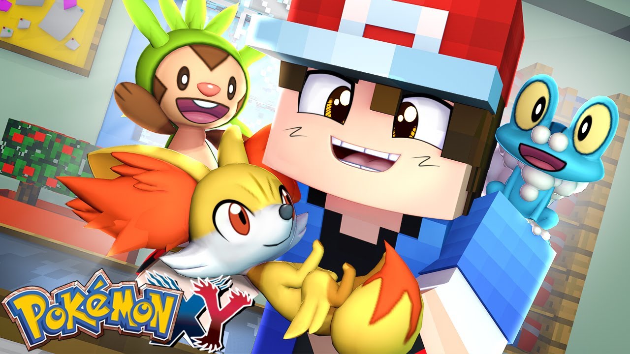 Minecraft : Pokemon X Y Jornadas - Trevor o in&iacute;cio da Jornada Pok&eacute;mon! Ep 1