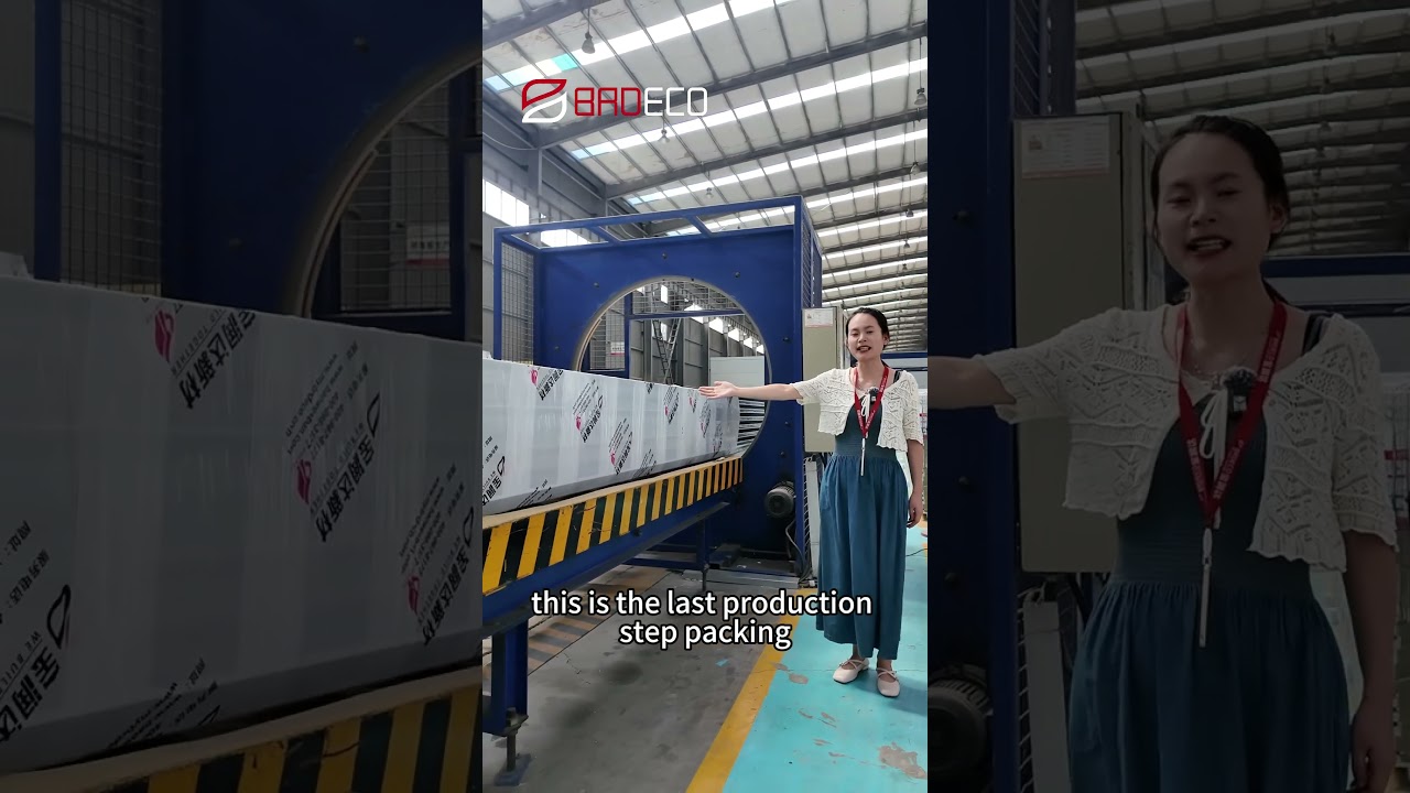 This is the last production step packing，use plastic films to protect damage during transportation.