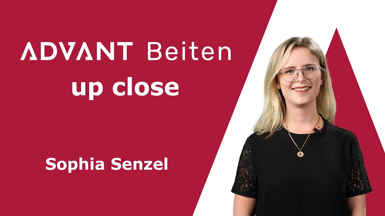 ADVANT Beiten up close - Sophia Senzel