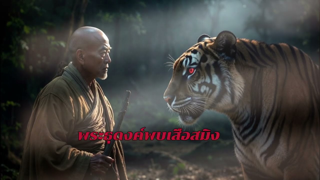 พระธุดงค์พบเสือสมิง