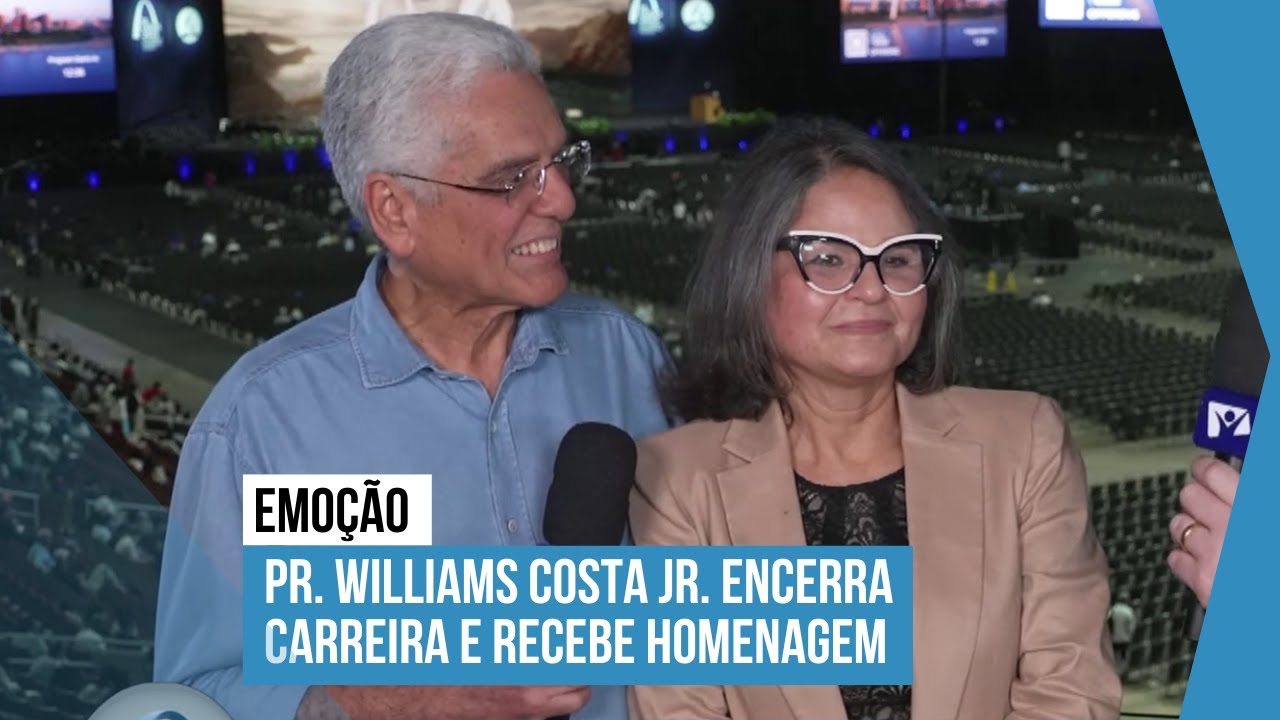 Após 53 anos de carreira, Pr. Williams Costa Jr. se aposenta e recebe homenagem