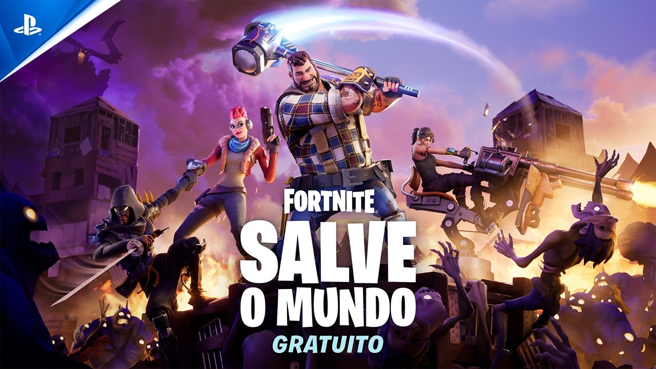 Fortnite Save the World - Agora Gratuito para Jogar! | Jogos para PS5