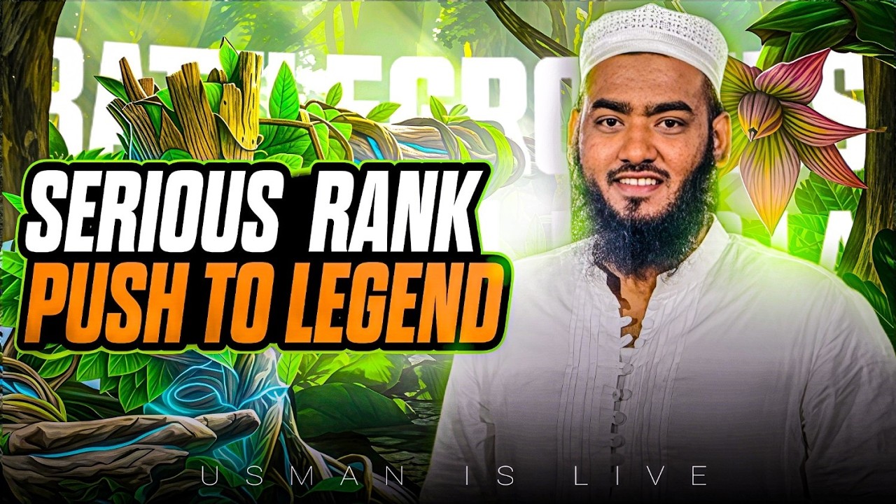 BGMI LIVE : NEW M416 IS HERE | NEW UPDATE RANK PUSH TO CONQUROR | USMAN IS LIVE