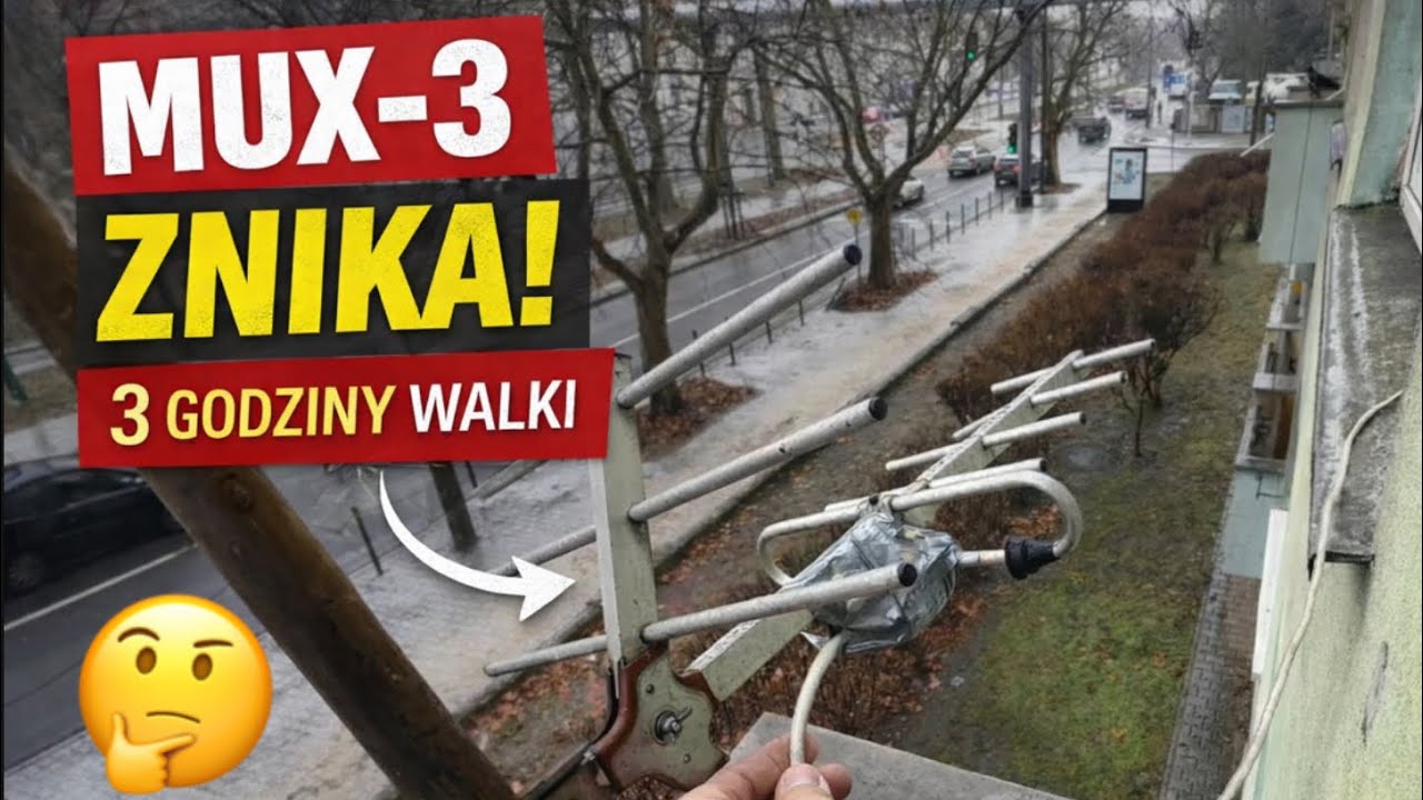 Pomagam starszej pani – walka z anteną i znikającym MUX-3 ( echo SFN )