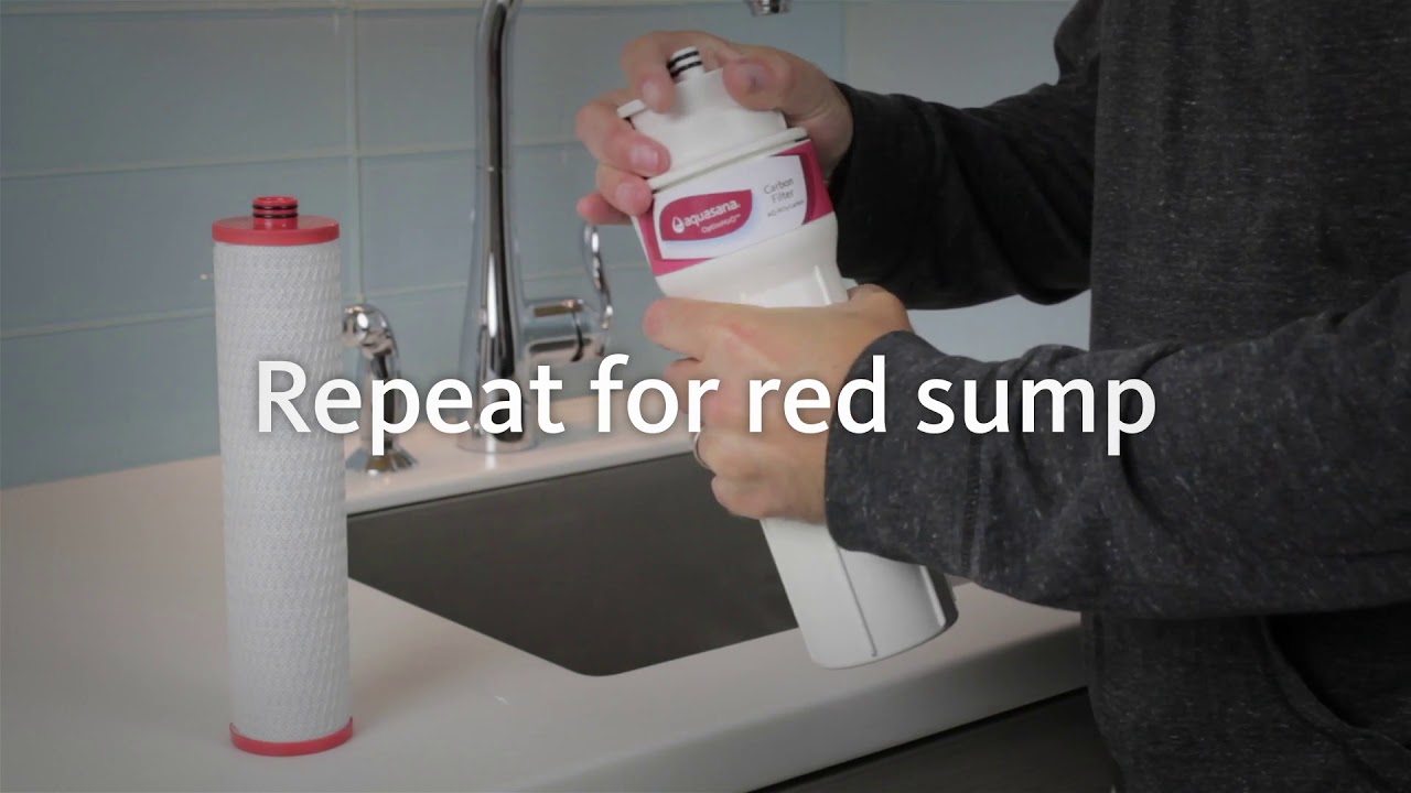 How to Replace the CTO and Claryum Cartirdges in Aquasana's OptimH2O Reverse Osmosis + Claryum