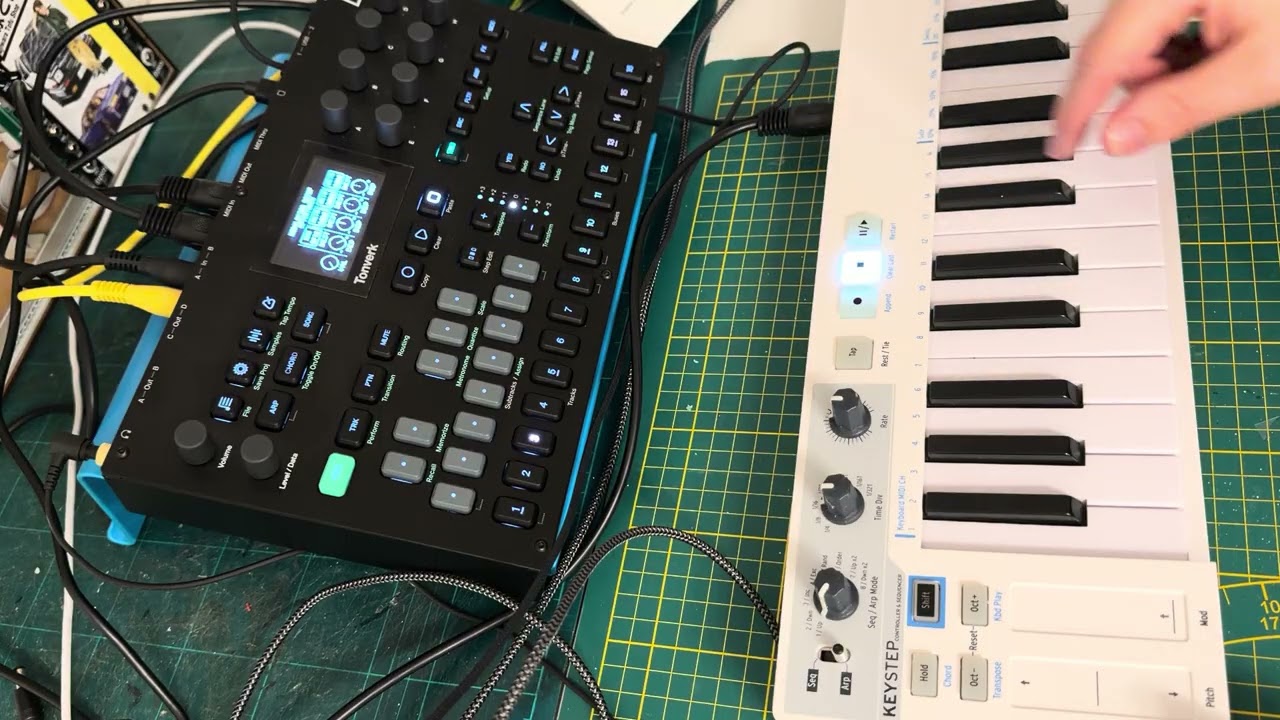 Tonverk: setup MIDI Modwheel, Pitch bend and AfterTouch