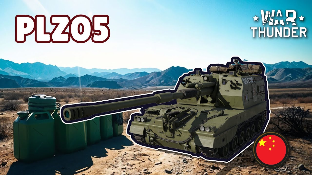 Canon de 155MM = Machine à One-Shot 💥- Présentation du PLZ05 sur War Thunder