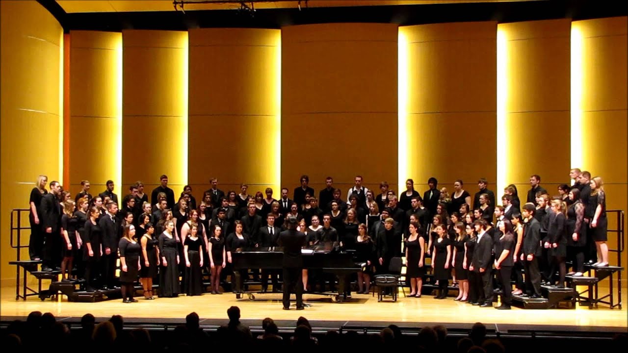 CWU Choir, Winter 2013,  How Can I Keep from Singing, arr. Z. Randall Stroope