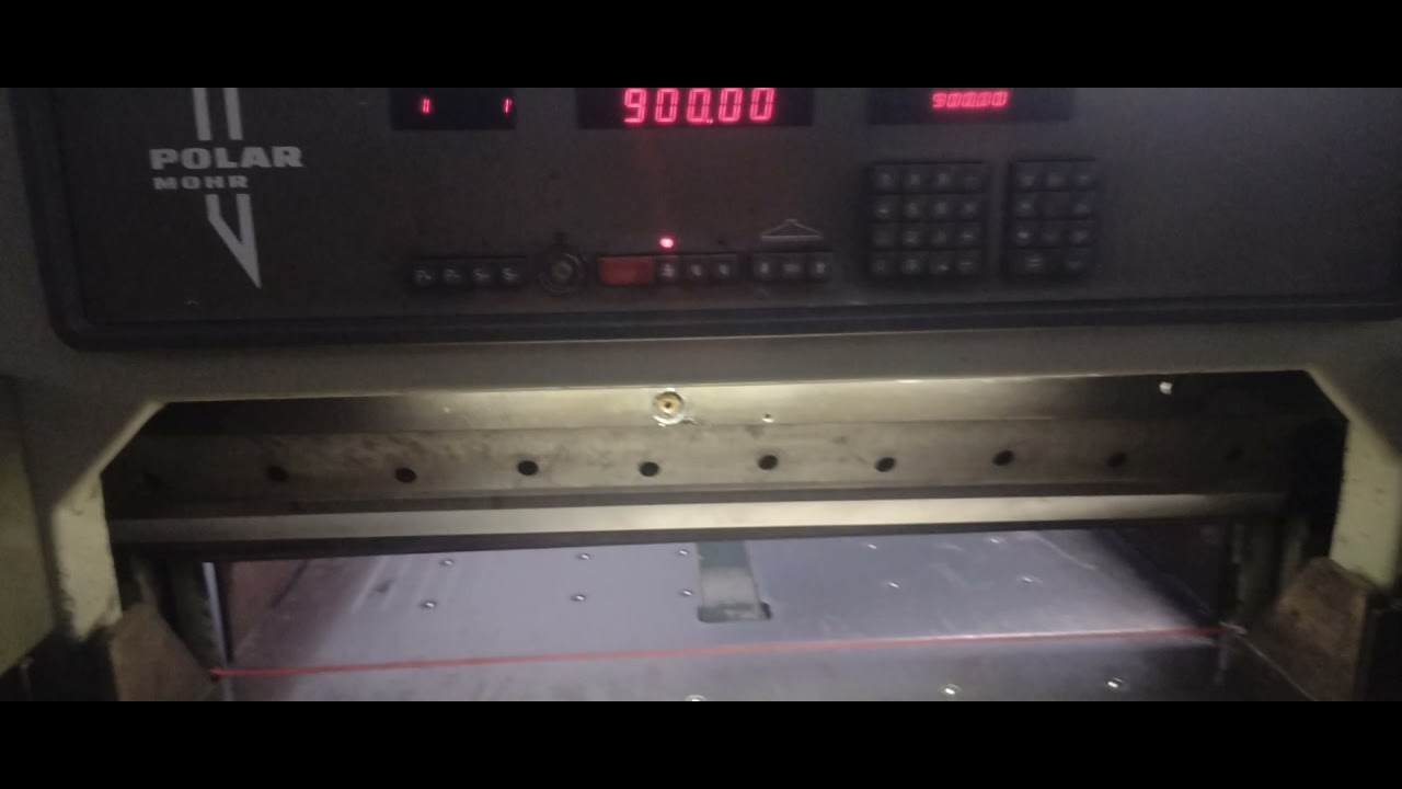 polar cutting machine