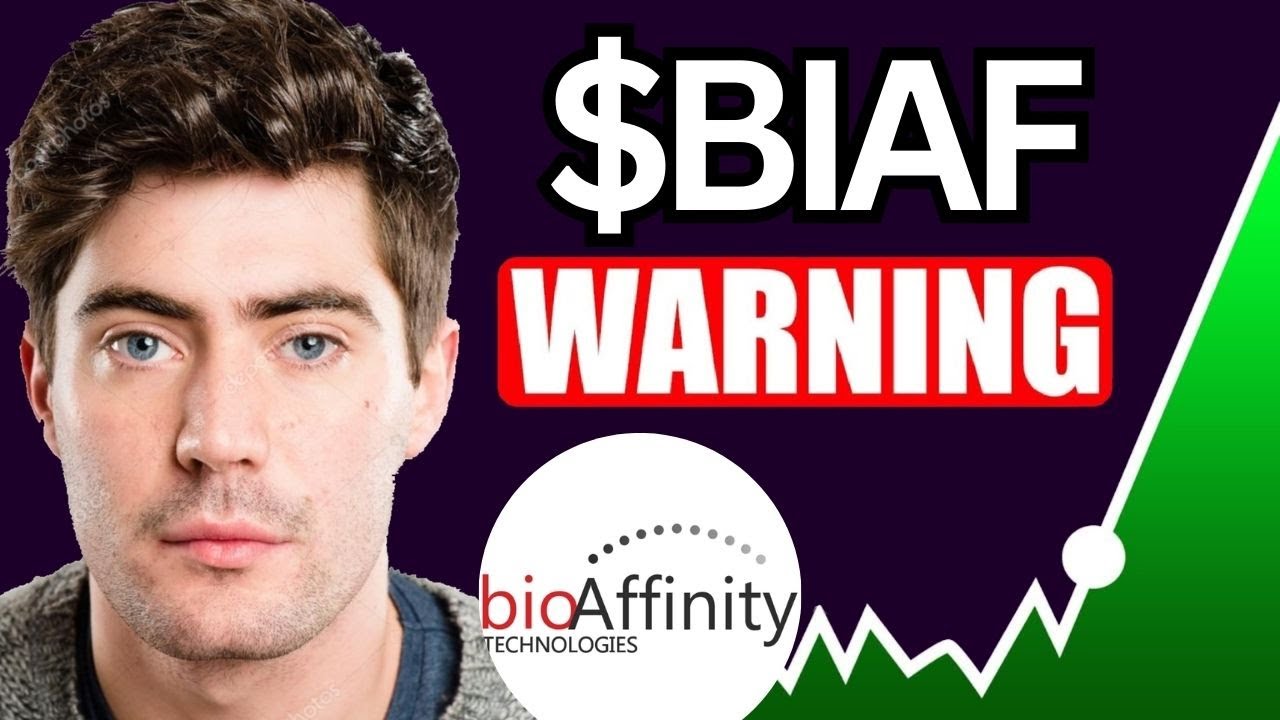 BIAF Stock MASSIVE NEWS!? (Thank Me Later Bro) bioAffinity Technologies