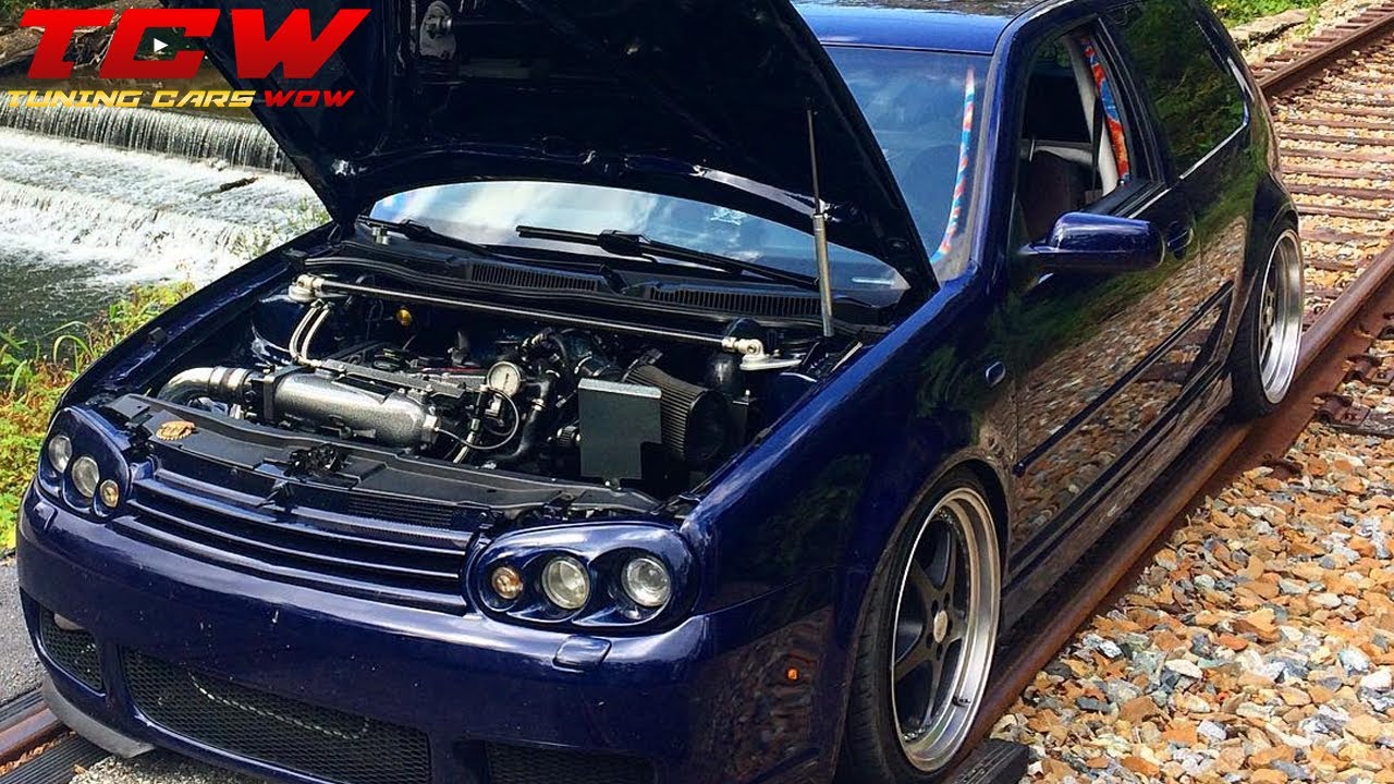 VW MK4 GTI Static on OZ Rims 400 HP Tuning Project by Andy