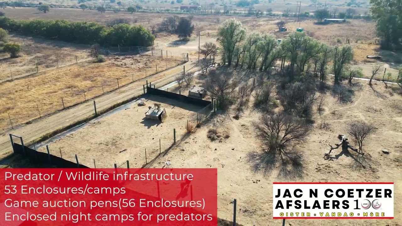 AUCTION OF GUEST FARM WITH PREDATOR/WILDLIFE INFRASTRUCTURE - HOOPSTAD