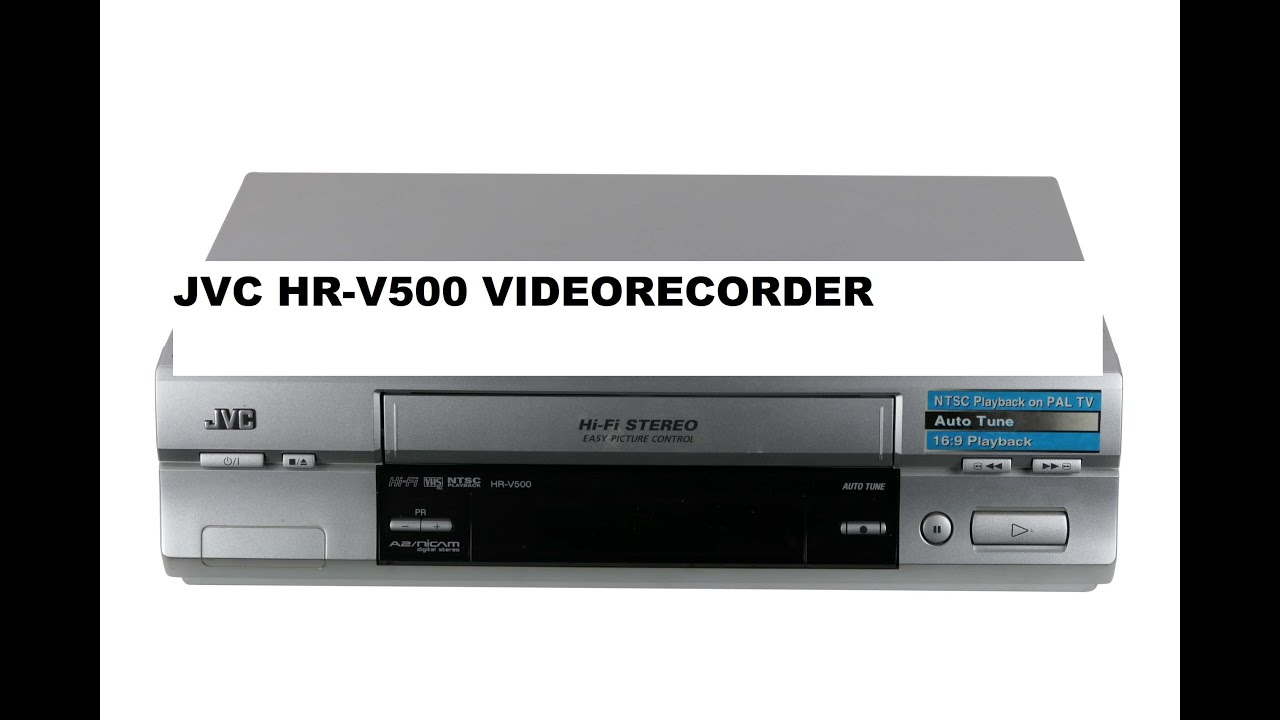 Видеомагнитофон JVC HR-V500.