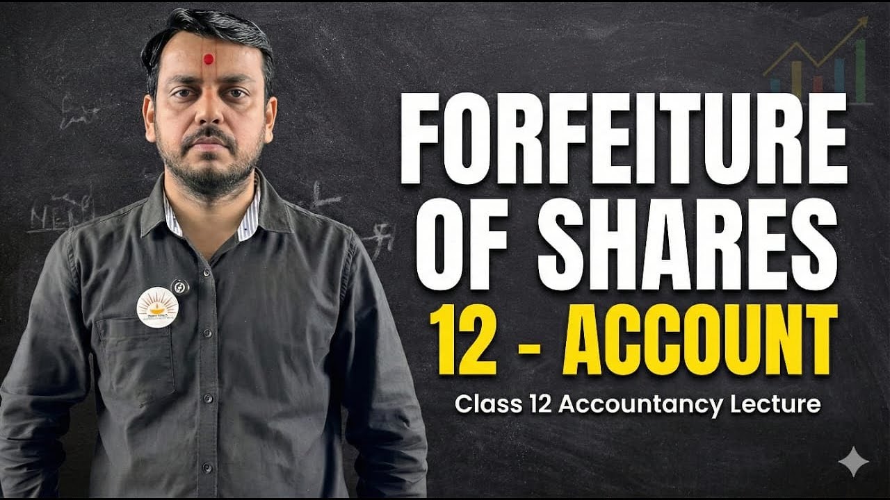 Std 12 Account Forfeiture of share 
