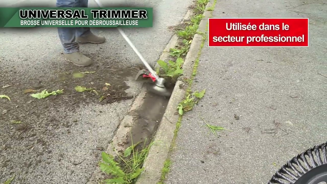Brosses universelles pour débroussailleuses Universal Trimmer - Best of TV