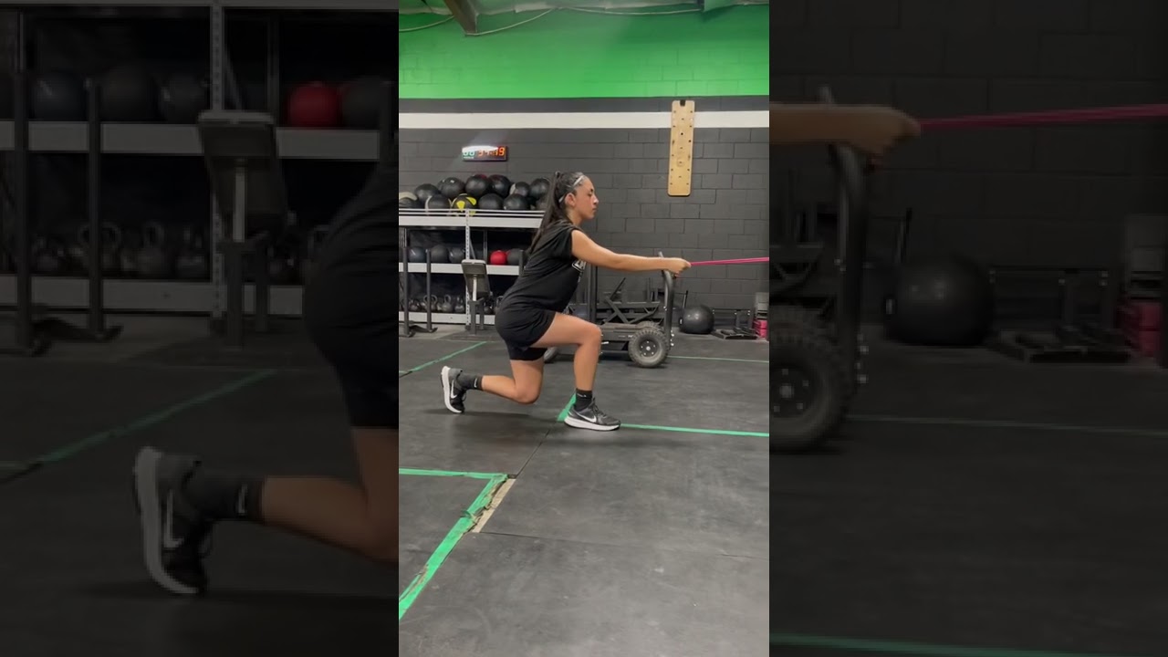 Banded split squat quad rockers