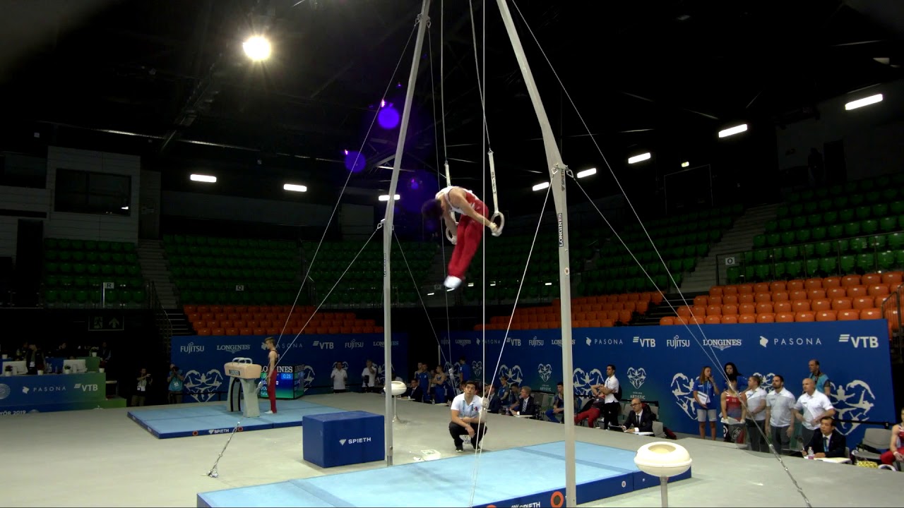 GALICIA Maximiliano (MEX) - 2019 Artistic Junior Worlds, Gyor (HUN) - Qualifications Rings