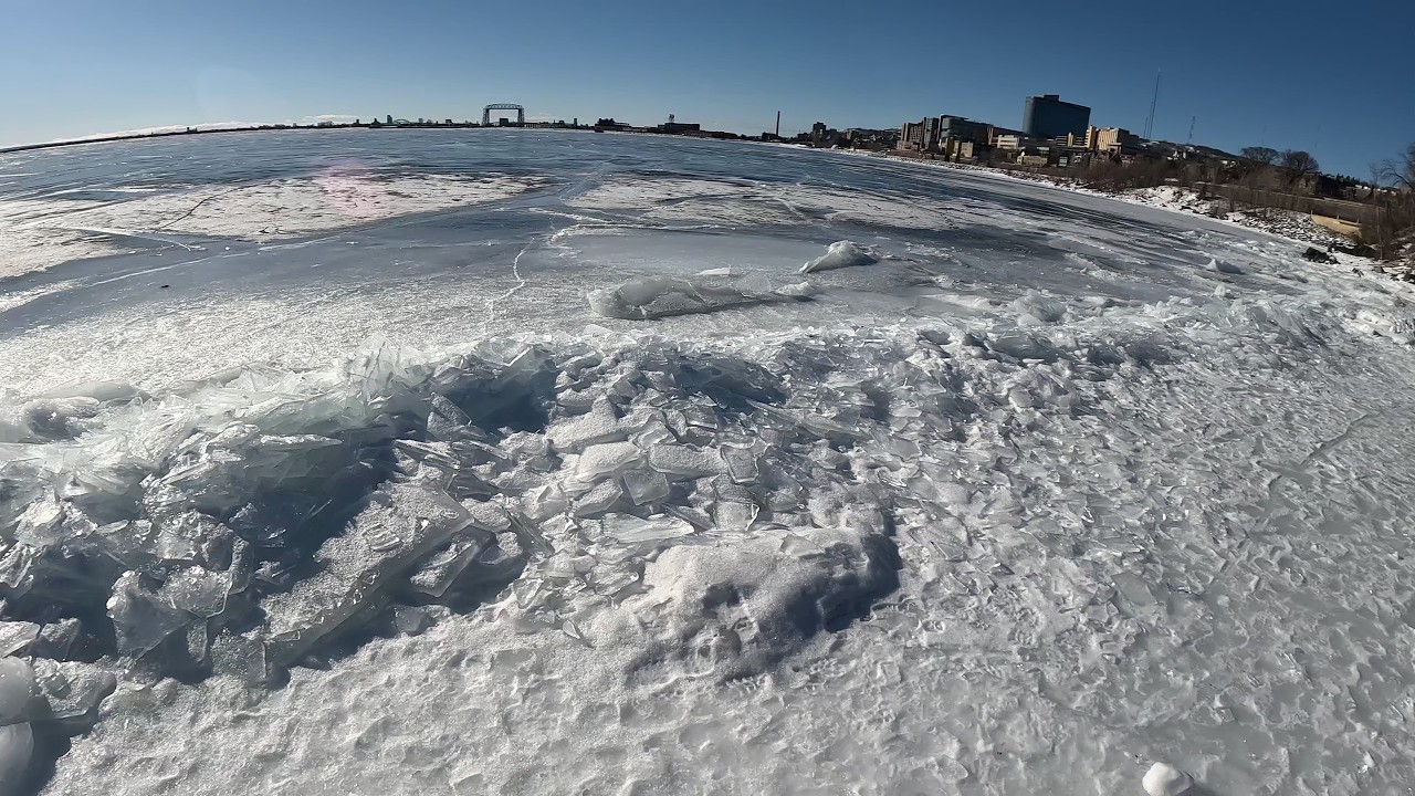 Attempted Lake Superior Ice Ride. Didn't Make It!