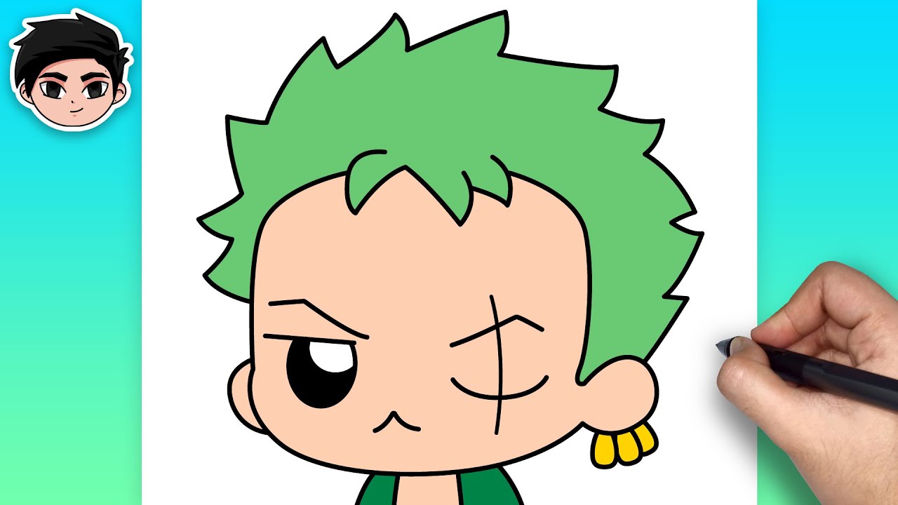 How To Draw ZORO Chibi | One Piece - Easy Tutorial