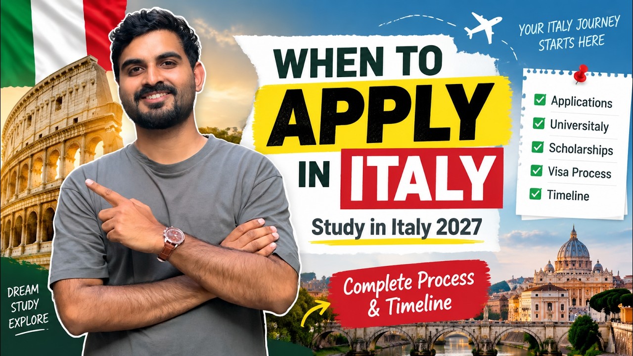 When to Apply for Italy September 2027 Intake 🇮🇹 | Application & Visa Timeline
