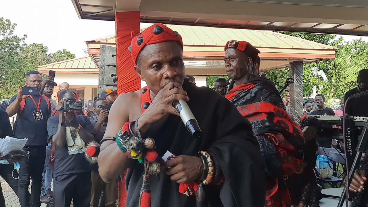 Nana Ampadu 40 days cele.nana Kaakyire Kwame Appiah and actor Salinko performed his song 
