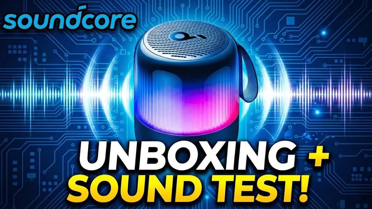 Soundcore Glow Mini 8W – Unboxing, Review & Full Sound Test |  RGB Speaker
