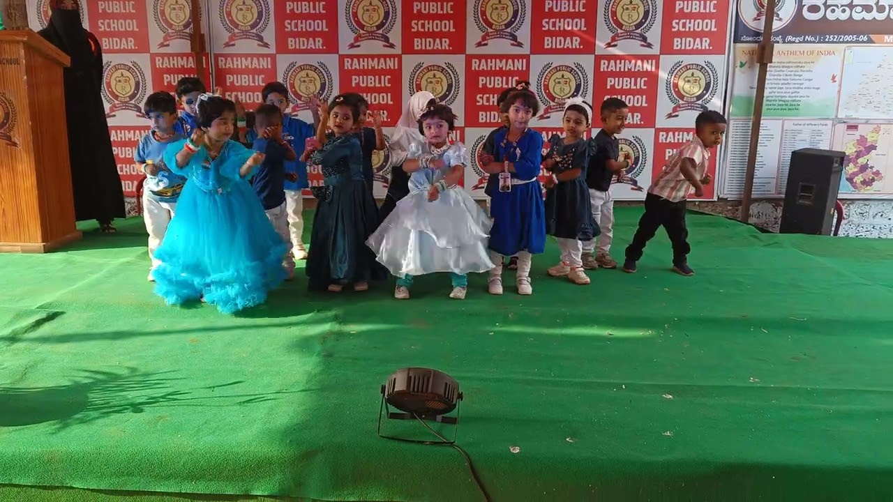 Nursery students performed on 5 little fingers... Happy Republic Day...