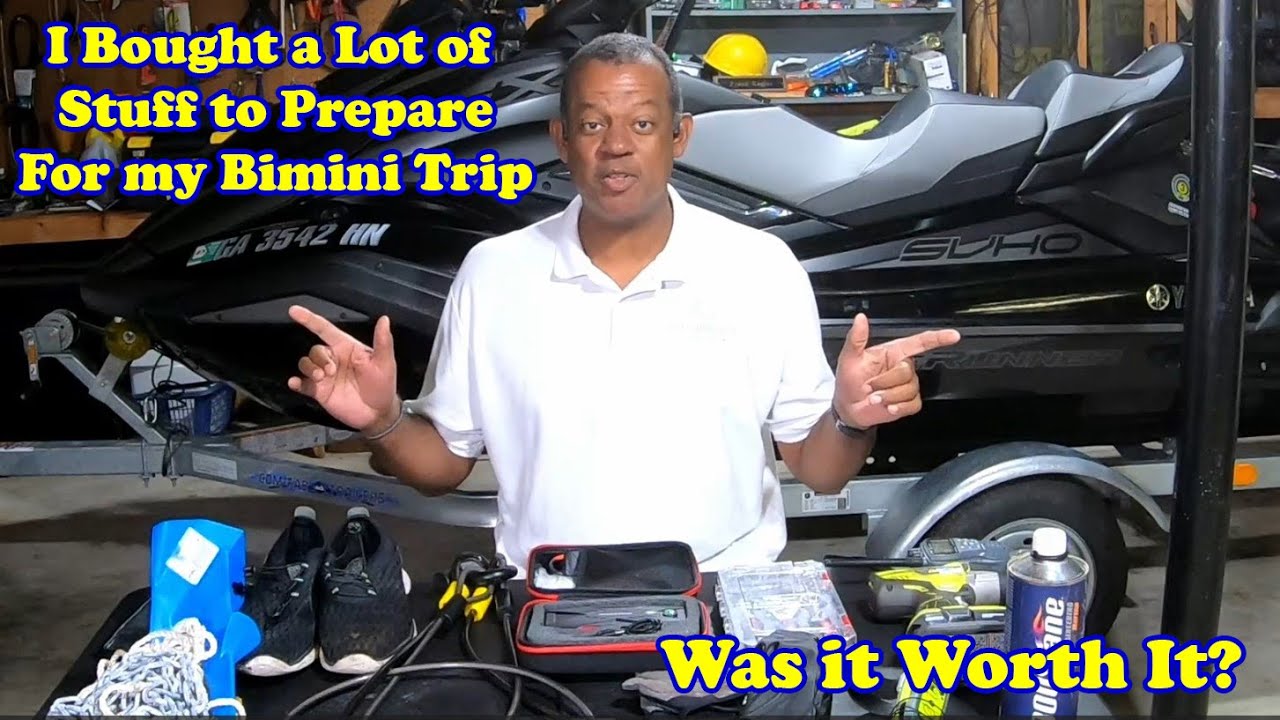 A Review of the Equipment I Bought to Take My Jet Ski to Bimini