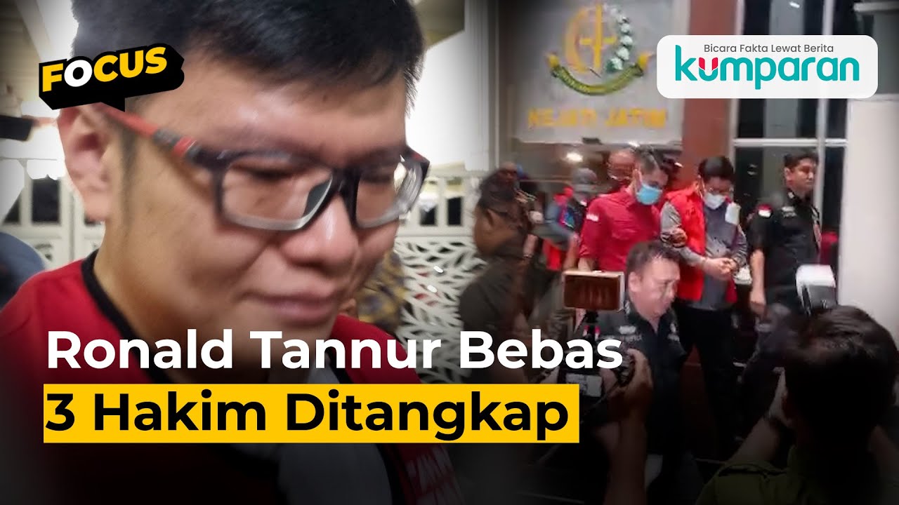 Kejagung Tangkap 3 Hakim yang Vonis Bebas Ronald Tannur